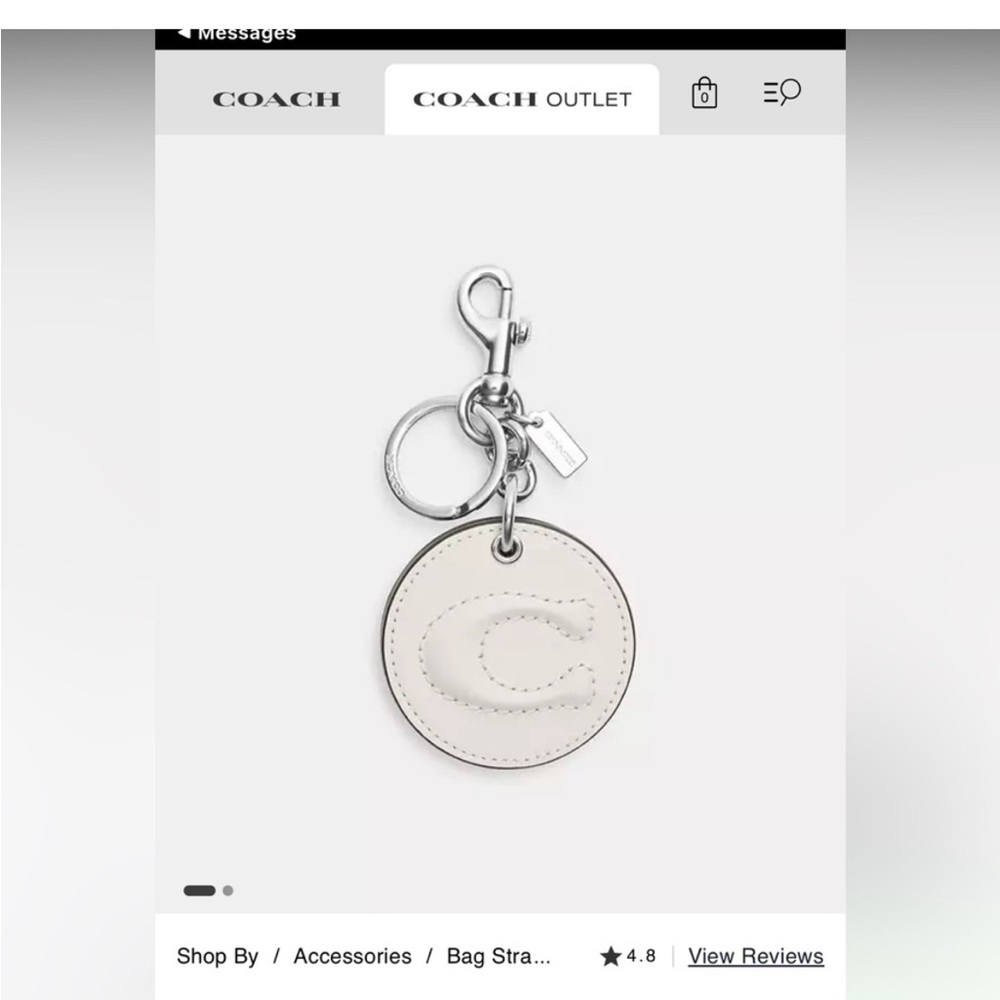 🫶🏼Coach Mirror charms keychain 🫶🏼